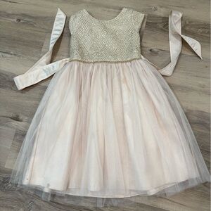 Holiday Golden Dress Size 5/6
